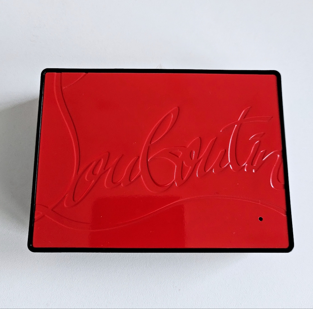 New Unused Christian Louboutin Black Refillable Makeup Case - Picture 3 of 5